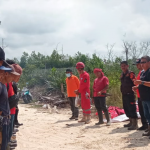Satgas Penanggulangan Bencana BPBD Kabupaten Kutai Kartanegara Lakukan Pencarian Orang Hilang di Kecamatan Samboja Barat