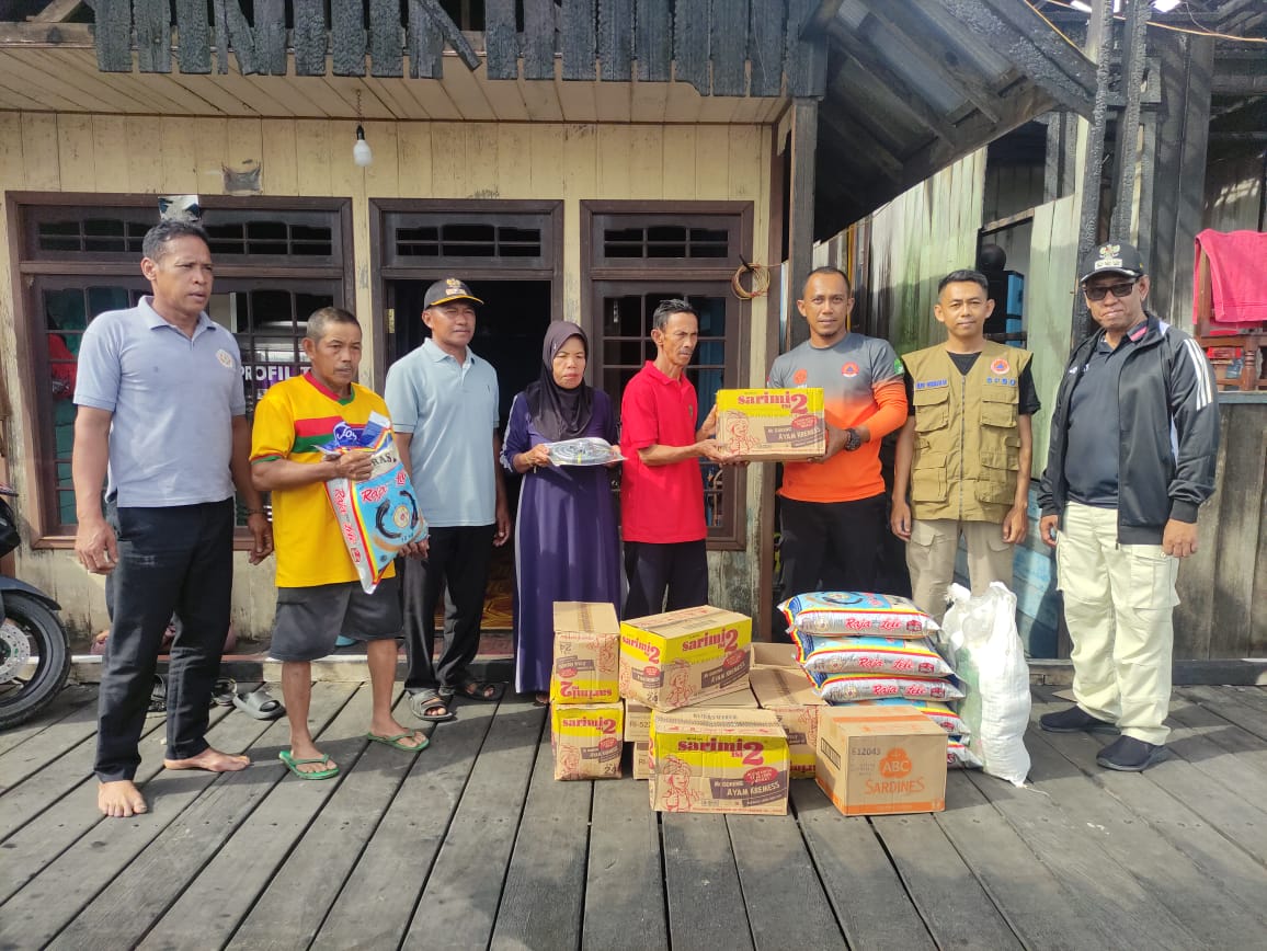 Kebakaran di Desa Sebemban, Enam KK Kehilangan Tempat Tinggal