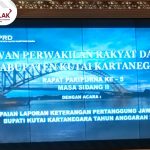 BPBD Kukar Hadiri Rapat Paripurna DPRD Kabupaten Kutai Kartanegara